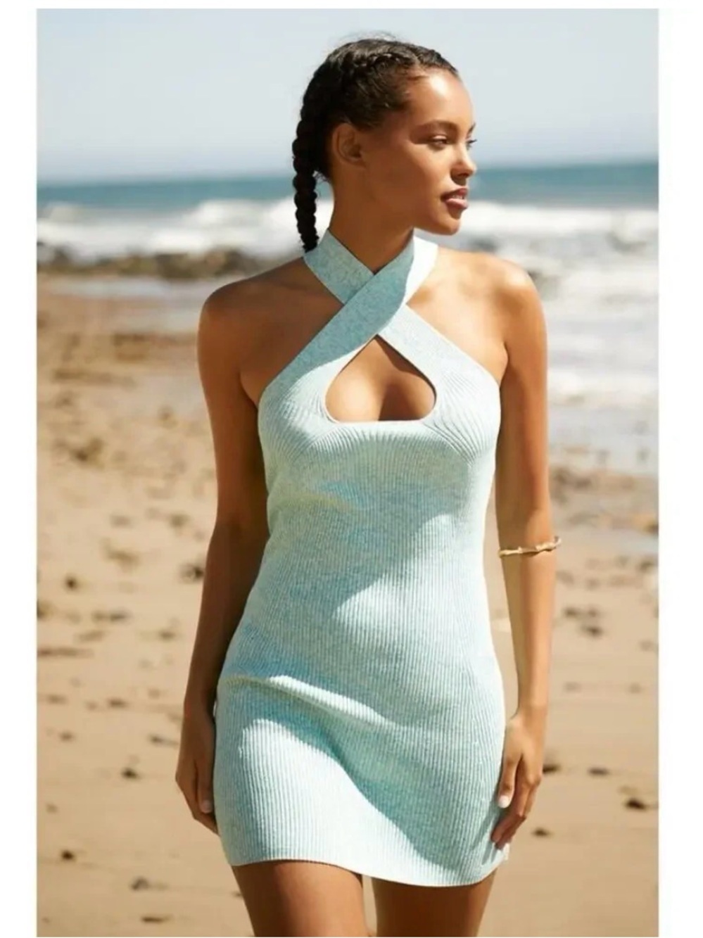SOLID & STRIPED “The Marissa Dress” Knit Mini Dress